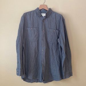 Mens Duluth Trading Company button down shirt; Size large